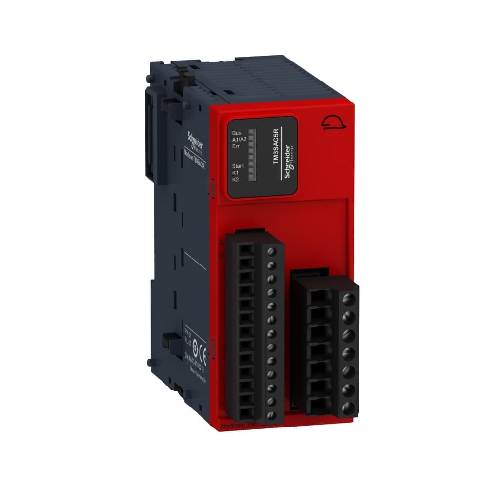 MODULO SEGURIDAD CAT 3 24VDC P/PARADA EMERG MODICON TM3SAC5RG
