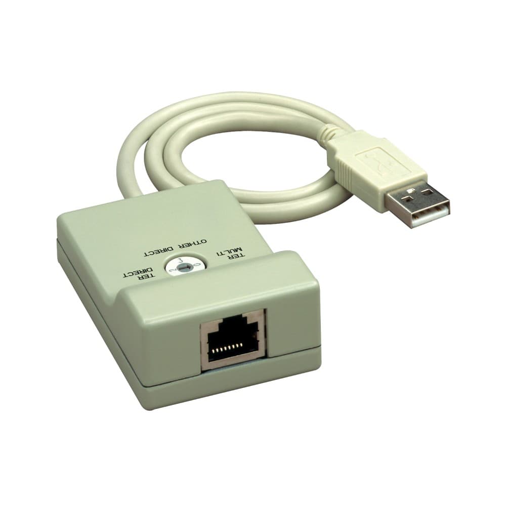 CABLE CONVERSOR USB A RS485 CONECTOR RJ45 MODICON PREMIUN TSXCUSB485
