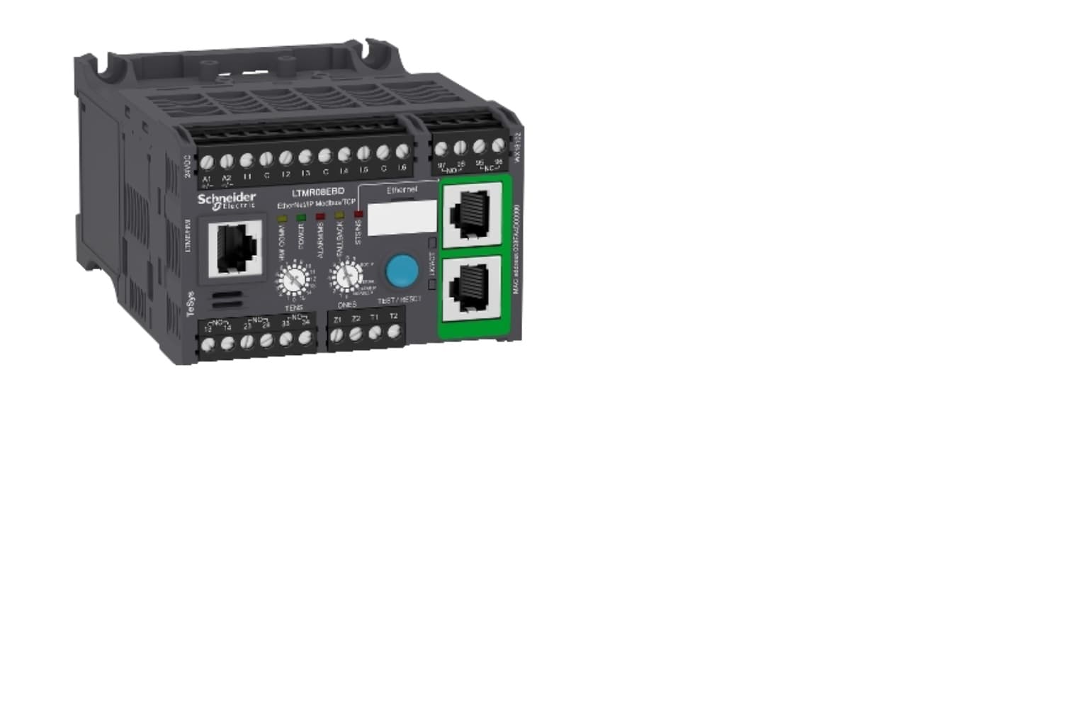 RELE TERMICO MULTIFUNCIONAL COMUNICACIÓN ETHERNET IP - 0.4 a 8A  24VDC LTMR08EBD