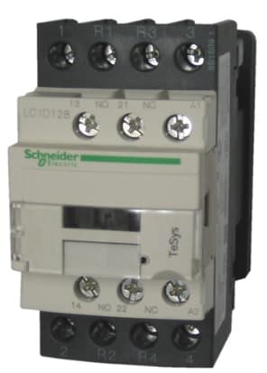 CONTACTOR POTENCIA MAGNETICO 4P 12A AC1 110VAC 1NA+1NC TESYS LC1D128F7