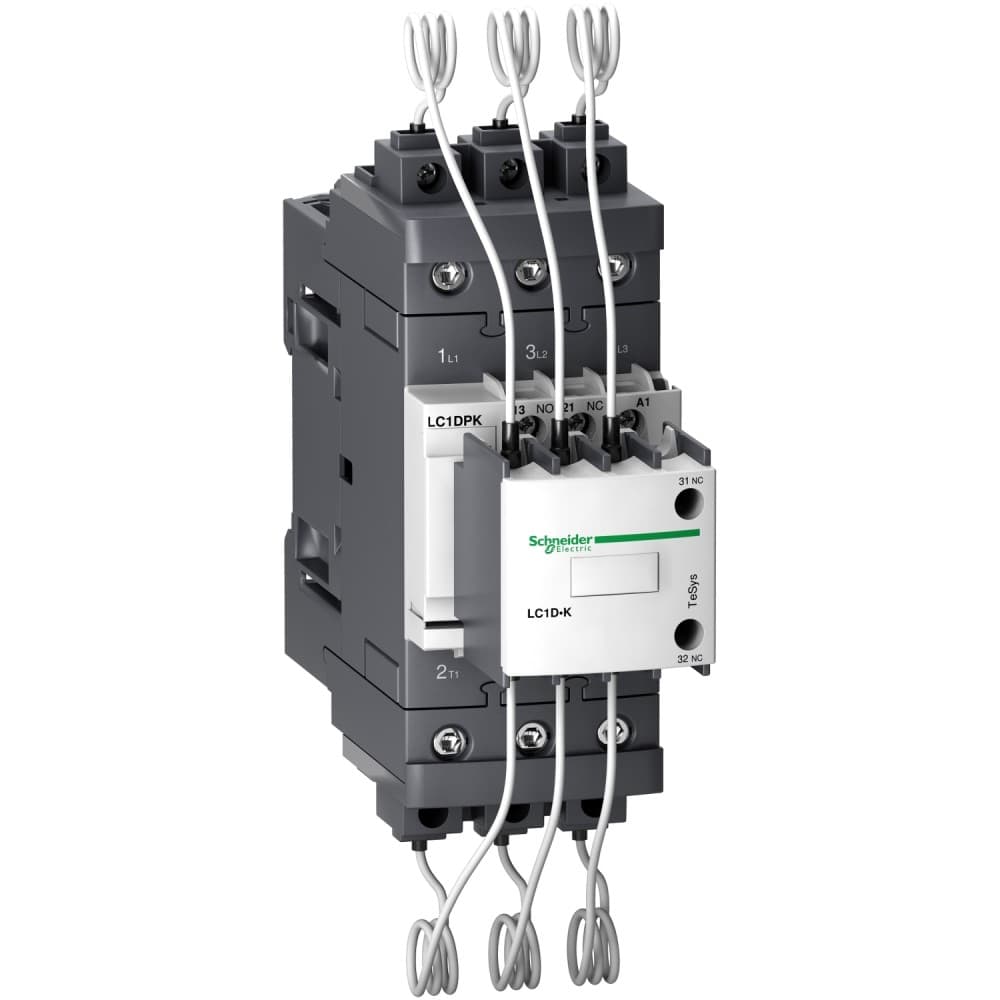 CONTACTOR P/CONDENSADOR 3P 17/30/32/50KVAR 230/415/440/690V BOB. 220V TESYS LC1DPKM7