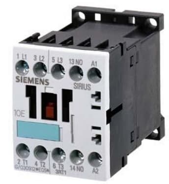 CONTACTOR POTENCIA MAGNETICO 3P 9A AC3 110VAC S00 1NC SIRIUS 3RT10161AF02