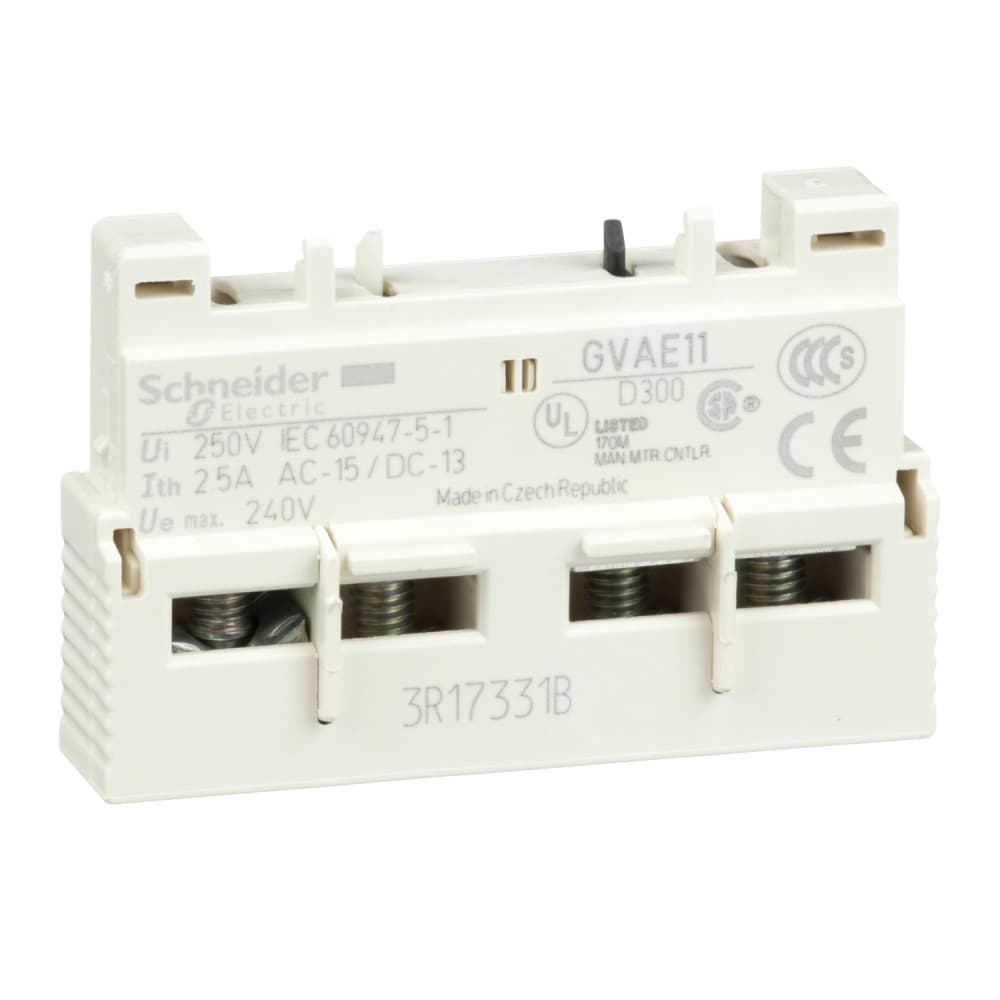 BLOCK CONTACTO FRONTAL 1NA+1NC  P/GV2-GV3 GVAE11