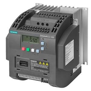VARIADOR MONOFASICO 2HP/1.5KW 200-240VAC IP20 SINAMICS V20 6SL32105BB215UV0