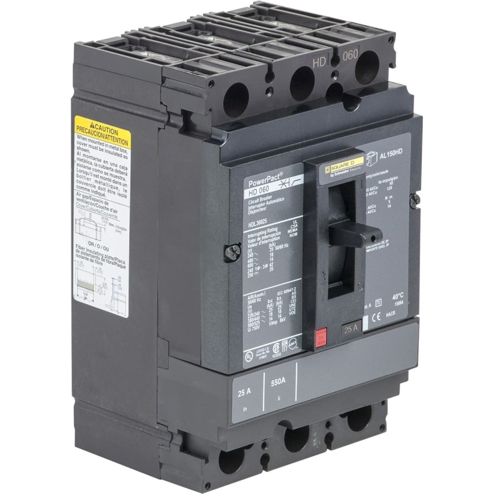 POWERPACT H-FRAME 25A (18KA A 600V) HGL36025