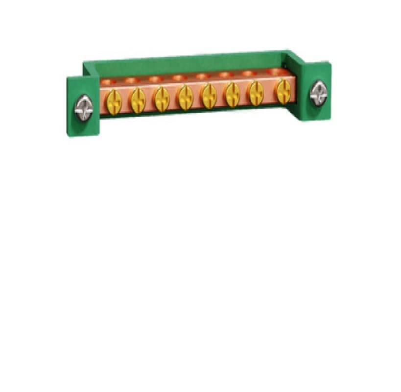 BORNERA LINEA TIERRA VERDE 12/16 VIAS 500V 8 MOD EASY9 EZ9E33B08E