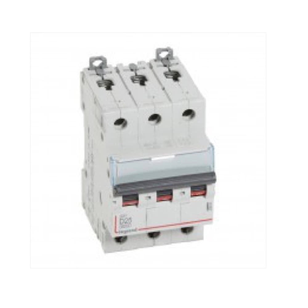 INTERRUPTOR AUT TERMOMAG P/RIEL 3P 25A 400VAC 10/16KA DX3-6000 408091