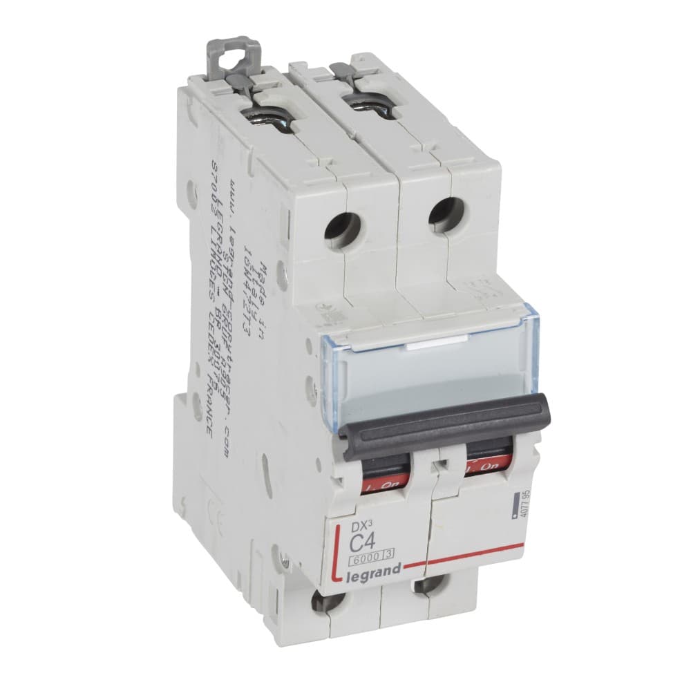 INTERRUPTOR AUT  TERMOMAG P/RIEL 2P 4A 400VAC 10KA DX3-6000 407795