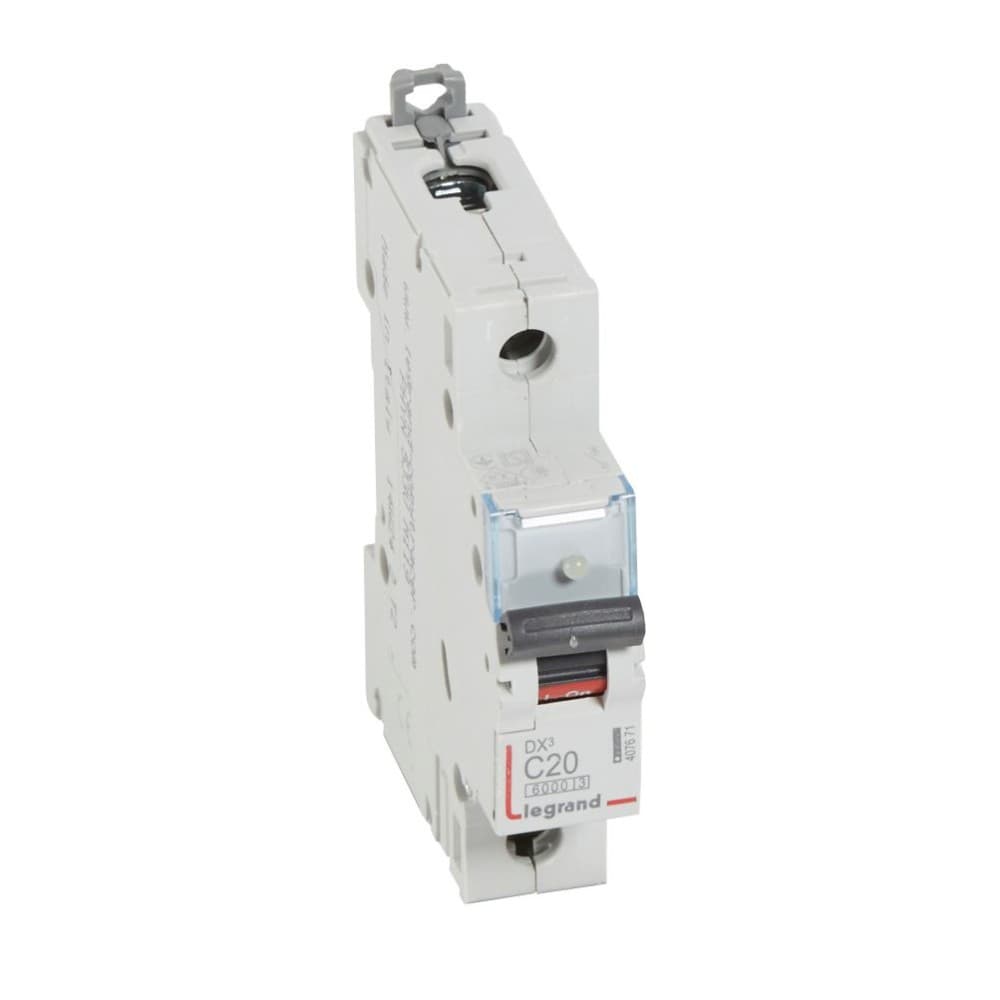 INTERRUPTOR AUT TERMOMAG P/RIEL 1P 20A 230/400VAC 10/6KA DX3-6000 407671