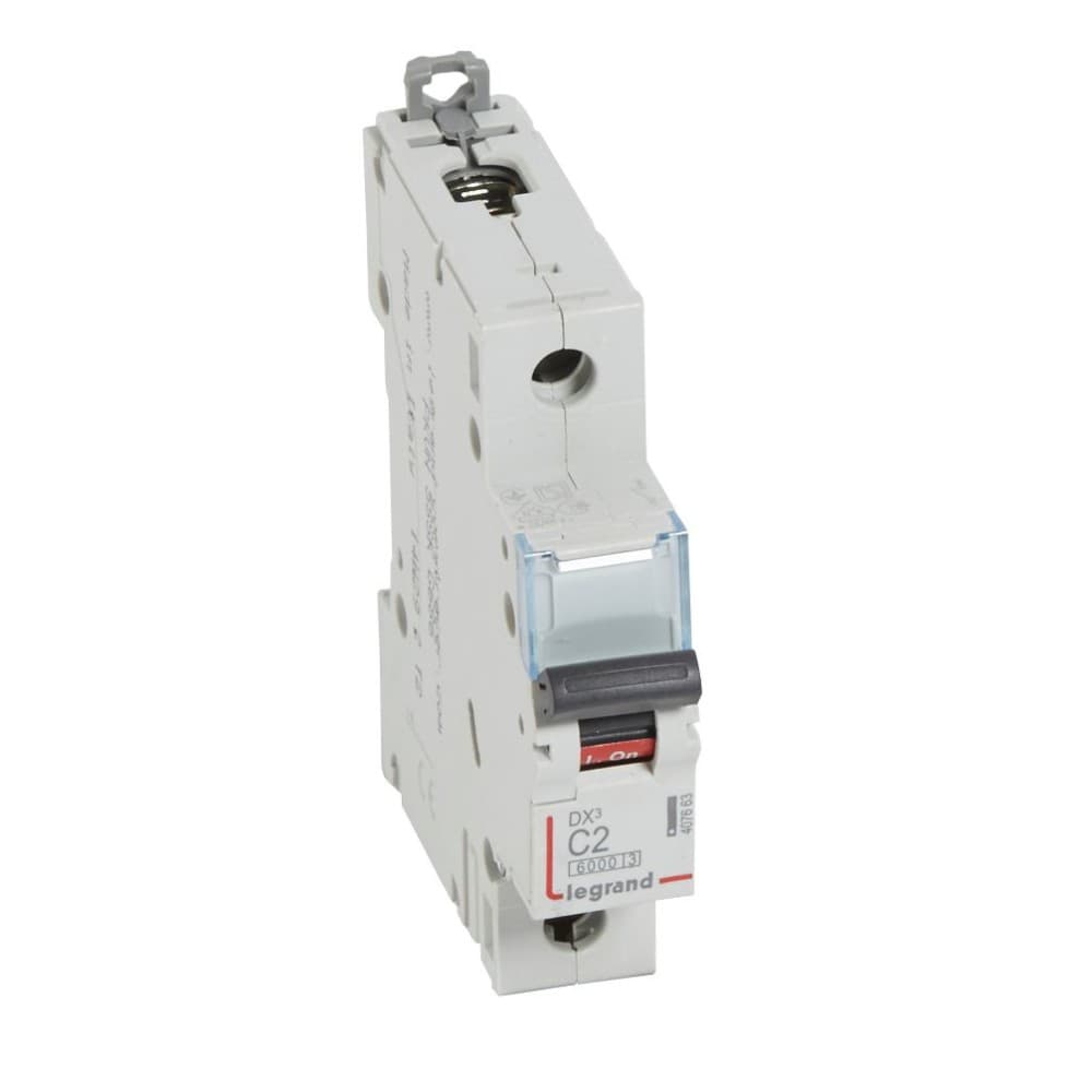 INTERRUPTOR AUT TERMOMAG P/RIEL 1P 2A 230/400V 10/6KA DX3-6000 407663