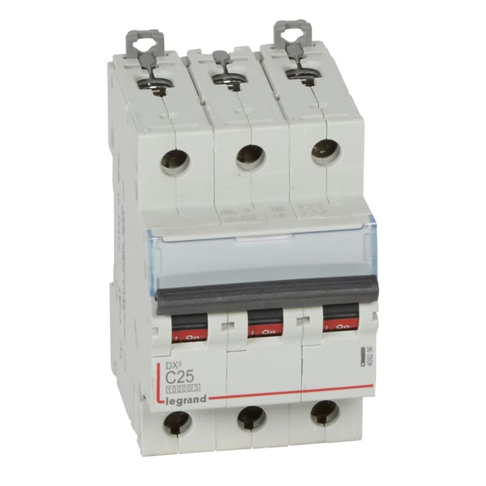 INTERRUPTOR AUT TERMOMAG P/RIEL 3P 25A 230/400VAC 32/16KA DX3-10000 409256