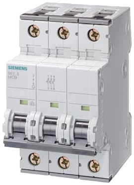 INTERRUPTOR AUT TERMOMAG P/RIEL 3P 20A 220/440VAC 10/6KA 5SY63207