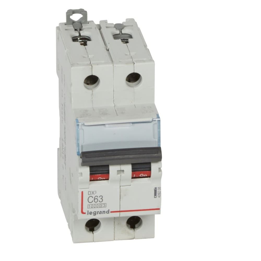 INTERRUPTOR AUT TERMOMAG P/RIEL 2P 63A 400VAC 32/16KA DX3-10000 409208