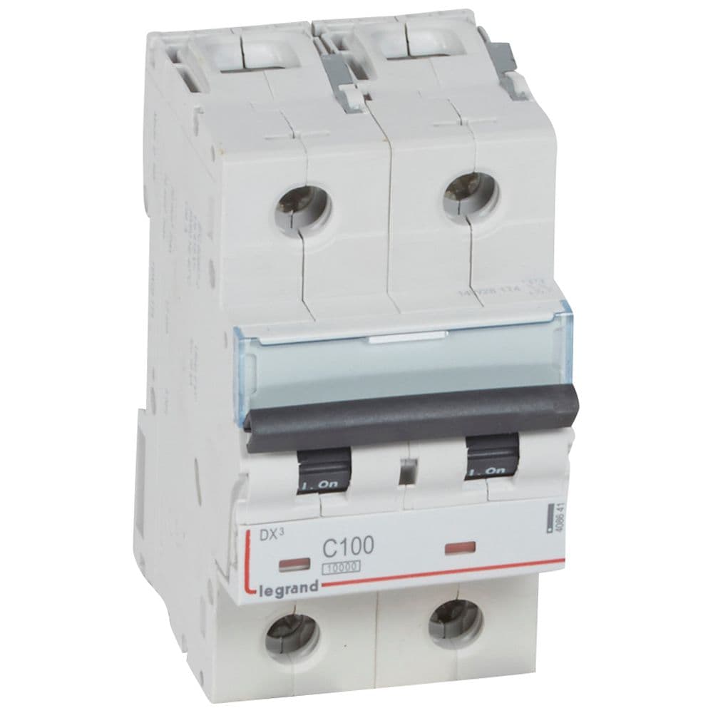 INTERRUPTOR AUT TERMOMAG P/RIEL 2P 100A 230/400VAC 32/16KA DX3-10000 408641