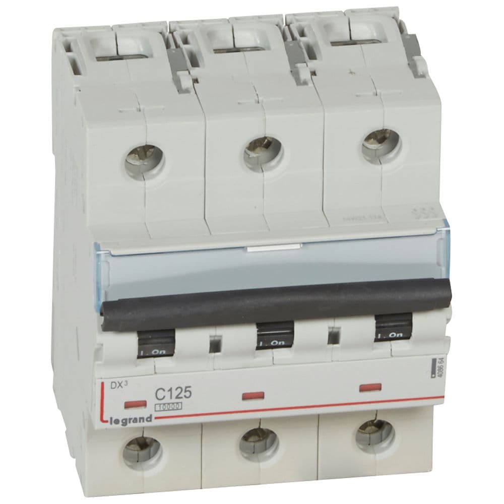 INT. TERMOMAGNÉTICO PARA RIEL DIN  DX3-10000 C125 3X125A 408664