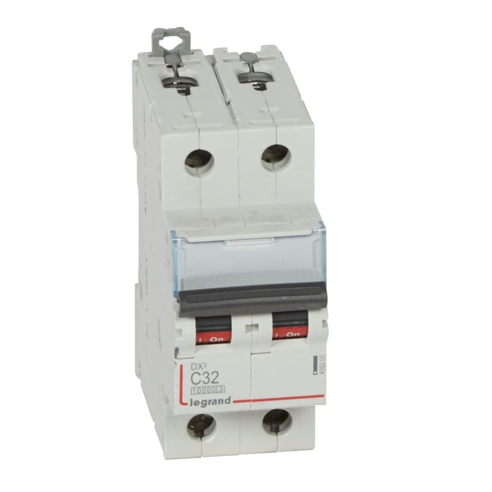 INTERRUPTOR AUT TERMOMAG P/RIEL 2P 32A 230/400VAC 32/16KA DX3-10000 409205