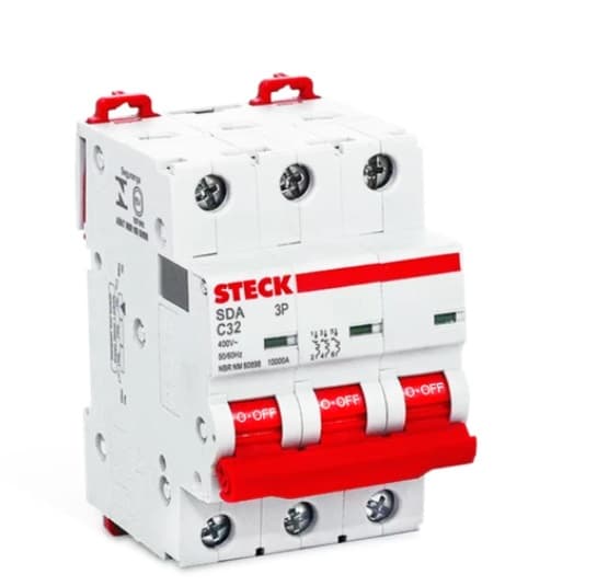 INTERRUPTOR AUT TERMOMAG P/RIEL 3P 32A 415VAC 10KA SDA63C32