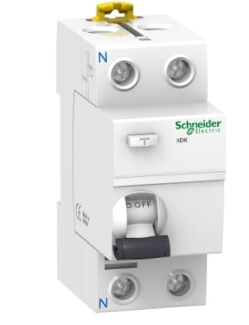 INTERRUPTOR DIFERENCIAL 2P 25A 220-240VAC 30MA TIPO AC ACTI 9 IDK A9R50225