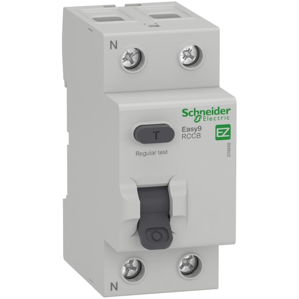 INTERRUPTOR DIFERENCIAL 2P 63A 230VAC 30MA TIPO AC EASY9 EZ9R36263