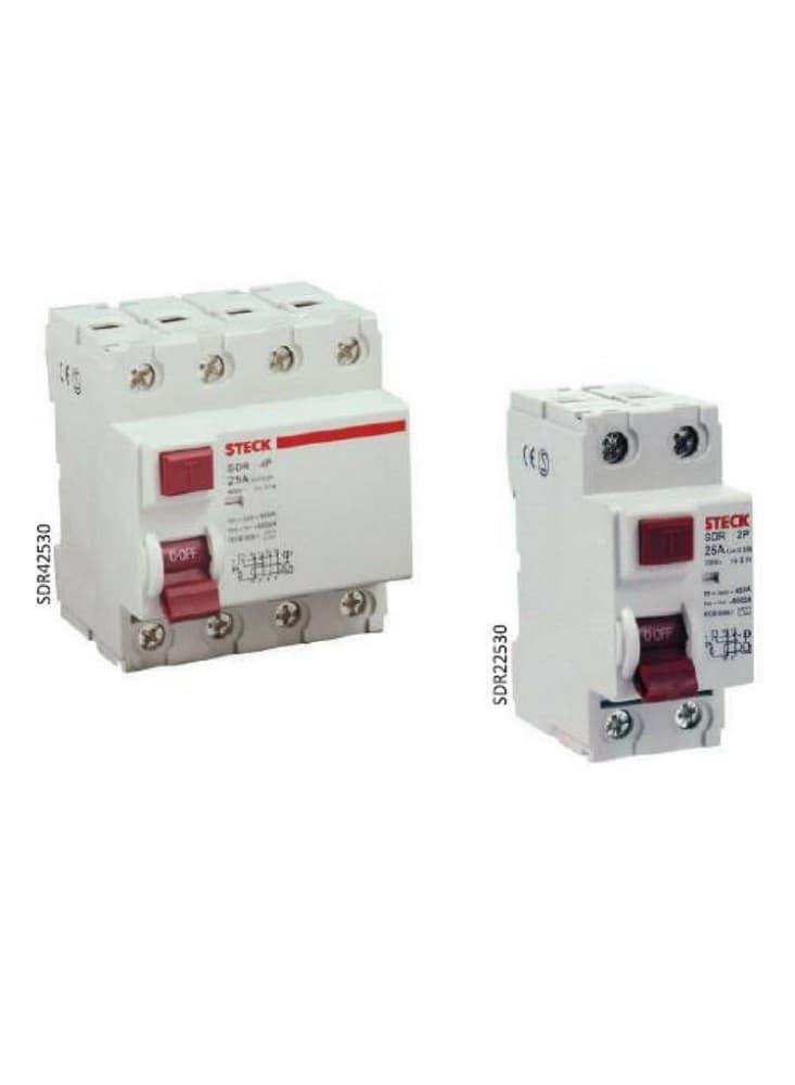 INTERRUPTOR DIFERENCIAL 4P 100A 400VAC 30MA TIPO AC SDR4100003