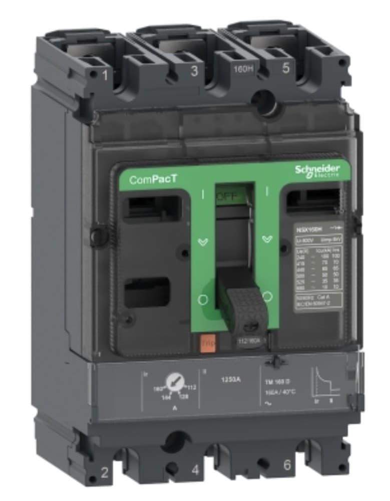 INTERRUPTOR AUT CAJA MOLD 3P REGUL 56-80A 36KA 440VAC NSX100F C10F3TM080 (REMPLAZA  LV429631)