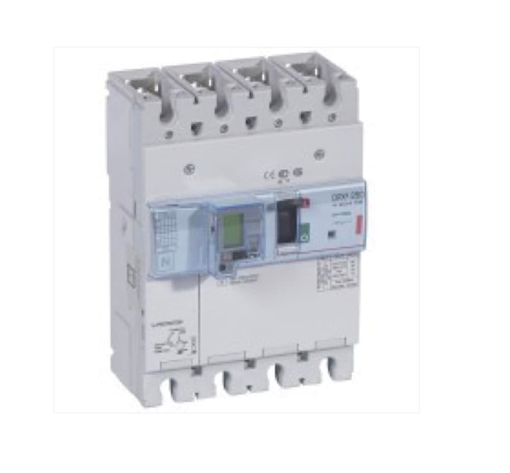 INTERRUPTOR DIF. LCD C/MED. DPX3 250 DE 4P REG. DE 40A A. 100A. 36kA/400 VAC 420455