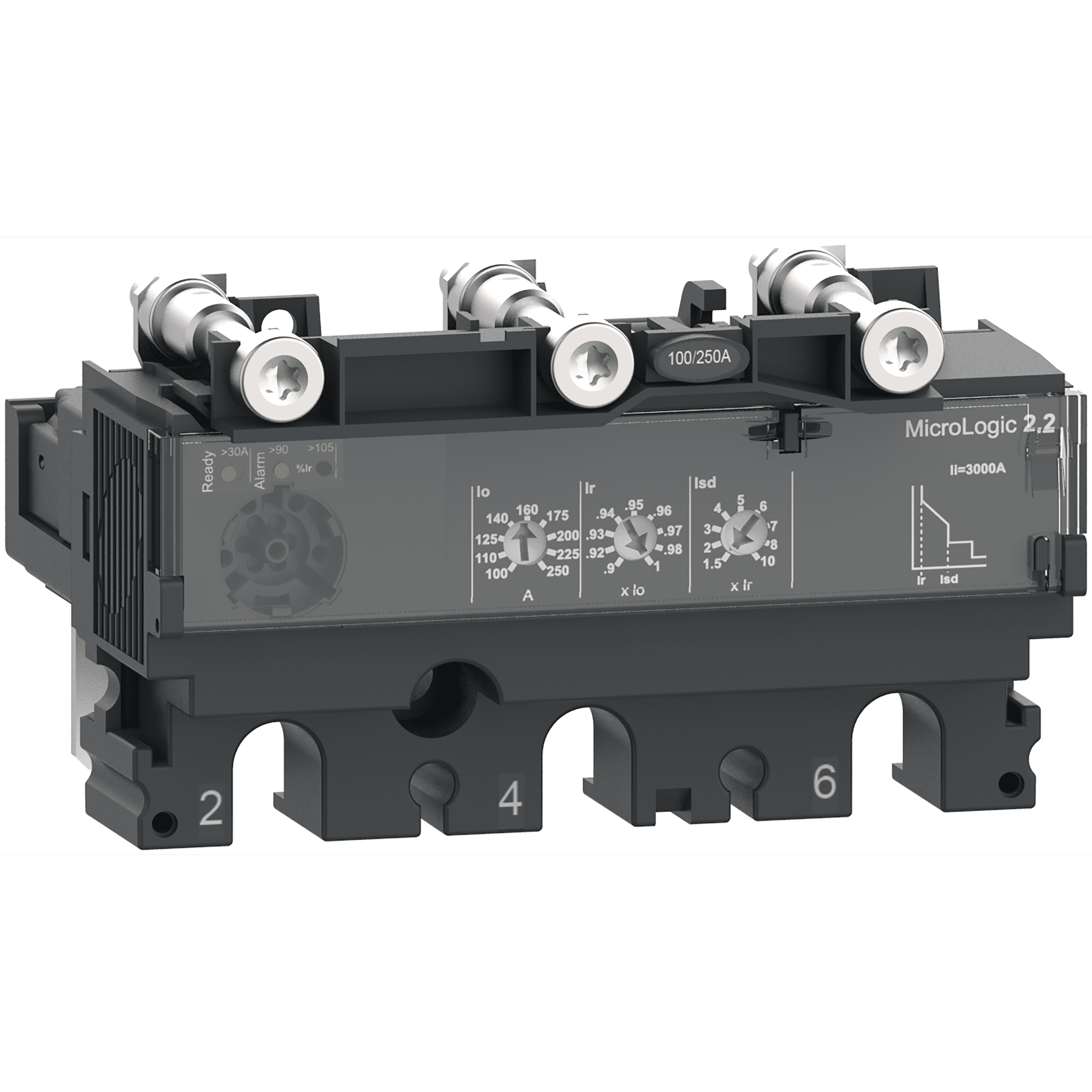 UNIDAD CONTROL LSOL 3F 3R 160A 2.2 MICROLOG 690VAC COMPACT NSX160 C1632D160 (REEMPLAZA LV430470)