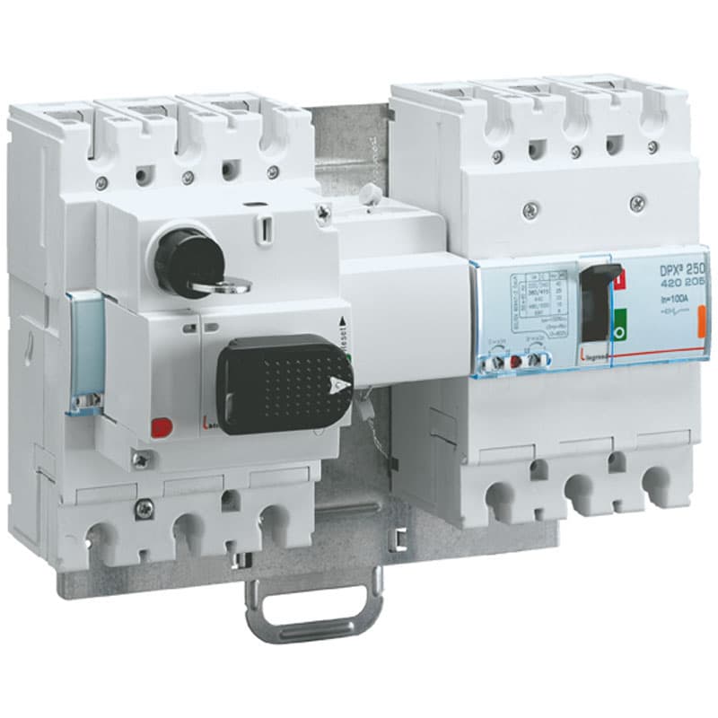 PLACA MONTAJE ENCLAVAMIENTO MEC P/INTERRUPTOR AUT DPX3 160/250 421058