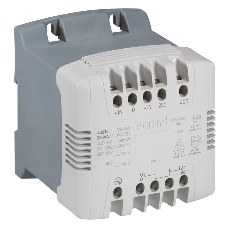 TRANSFORMADOR AISLAMIENTO MONOFASICO 250VA 230-400V/ 115-230V 044265