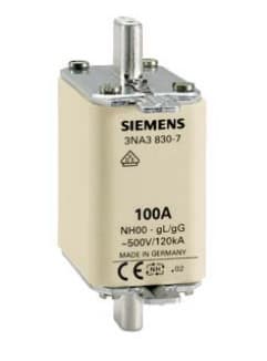 FUSIBLE NH 000 TIME DELAY 500VAC/250VDC 160A 120KA GG 3NA3836