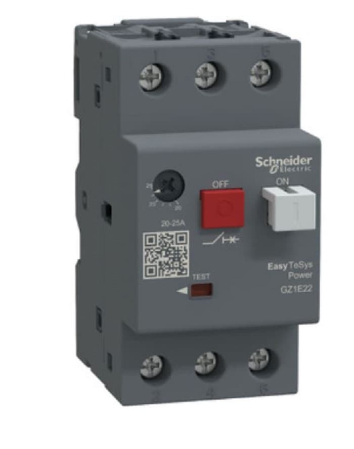 GUARDAMOTOR MAGNETO-TERMICO 3P 0.25-0.40A 400/415VAC 100KA EASYPACT TVS GZ1E03