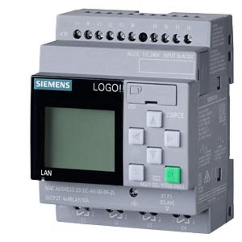 MODULO PLC LOGO! 230RCE 8E/4S DIG 115/230VAC/DC C/DISPLAY 6ED10521FB080BA2