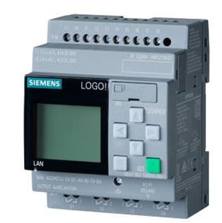 MODULO PLC LOGO! 12/24RCE 8DI (4 AI ) Y 4DO DIG 12/24VDC C/DISPLAY 6ED10521MD080BA2