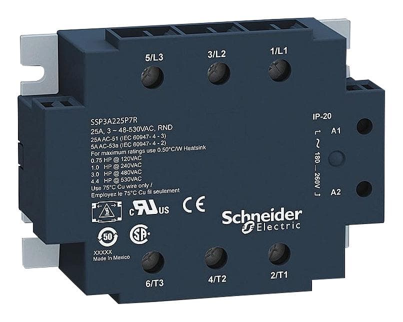 RELE ESTADO SOLIDO PANEL 180-280VAC 50A 48-530VAC HARMONY SSP3A250P7T