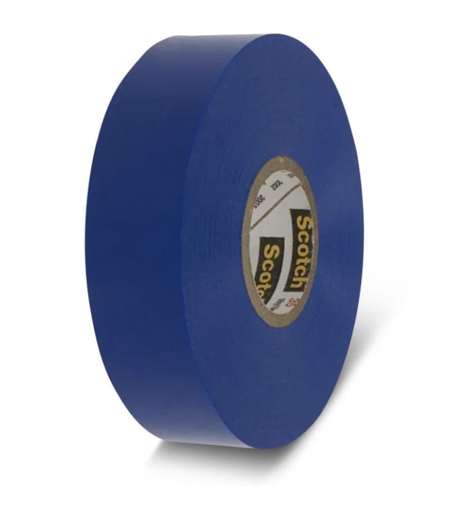 CINTA AISL. SCOTCH 35 VINILO 3/4"X 20MTS AZUL