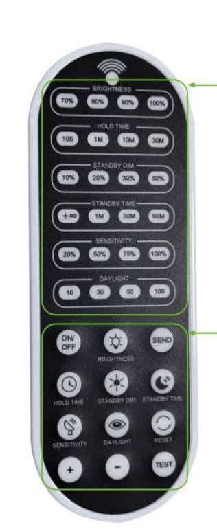 CONTROL REMOTO P/LUMINARIA HIGHBAY PFM G4