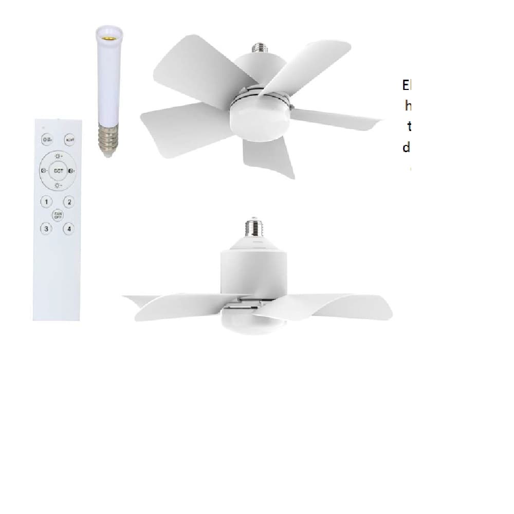 LAMPARA LED 10W 30/45/65K 100-240V E27 1000LM CON VENTILADOR 15W