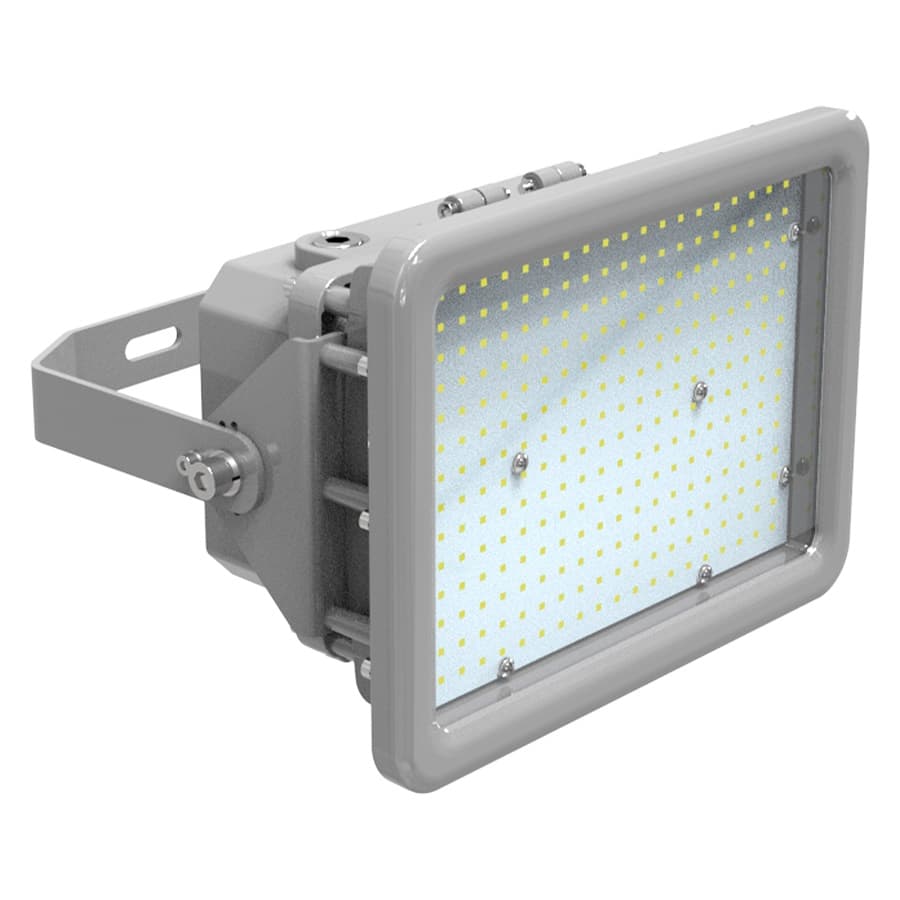 LUMINARIA LED REFLECTOR 200W 100-277V 5000K IP66 GRIS 30000LM FLOODLIGHT HZ