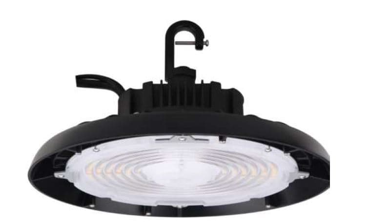 LUMINARIA LED HIGH BAY 150/200/240W 110-277V 40/50/6500K IP65 NEGRO 25500-40800LM PFM SELECTABLE
