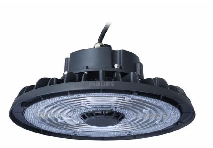 LUMINARIA LED HIGH BAY 150W 120-277V 6500K IP65 NEGRO LED210 WB BY320P G2