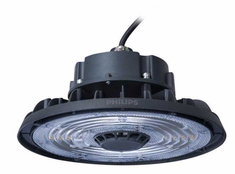 LUMINARIA LED HIGH BAY 100W 110-277V 6500K IP65 GRIS WB 14000LM LED140 BY320P G2