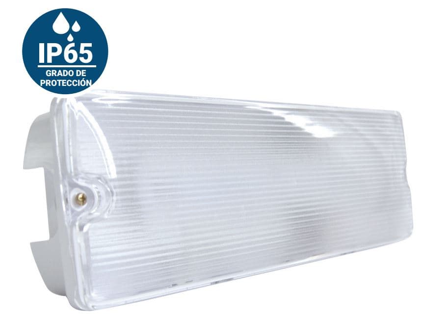 LUMINARIA EMERGENCIA LED 6W 110-240V 300LM 3H IP65 32LEDS PERM