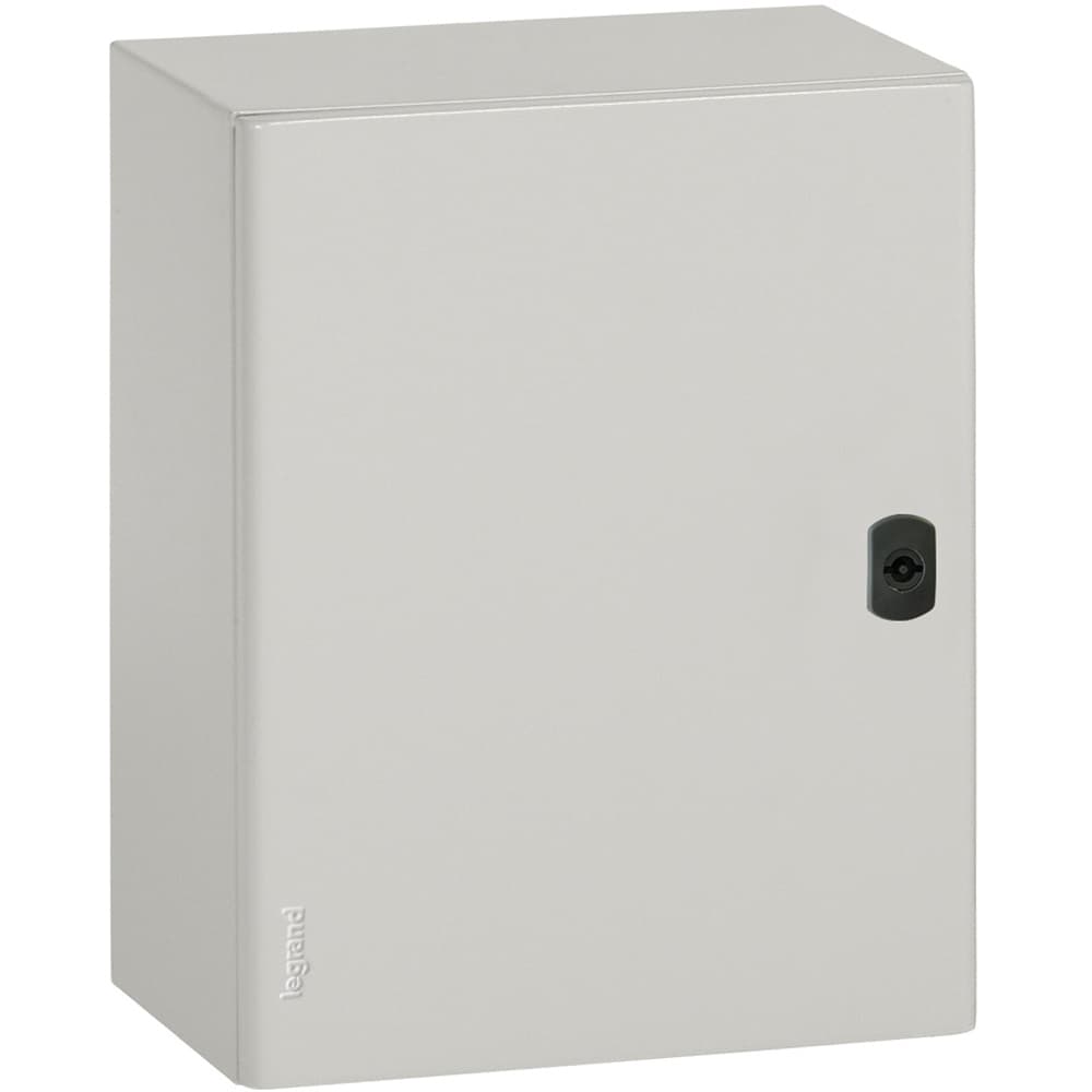 TABLERO MURAL METALICO GRIS IP66 500X 400X 200MM ATLANTIC C/PLACA 036918