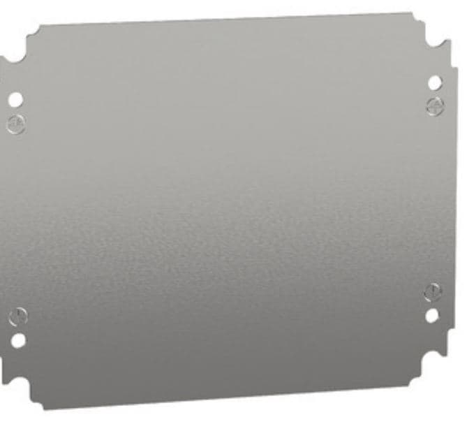 PLACA MONTAJE ACERO GALV LISA 300X 250MM P/TABLERO SPACIAL NSYMM3025