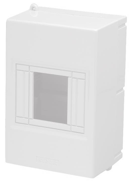 TABLERO ADOS LIBRE HALOG. 4P IP40 94X 142X 70.5MM S/PUERTA SILVERBOX SSB4