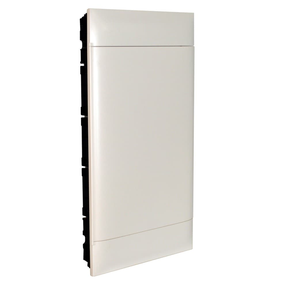 TABLERO EMPOTRABLE RESINA 36P IP40 535X 328X 103MM PUERTA BLANCA PRACTIBOX 135003