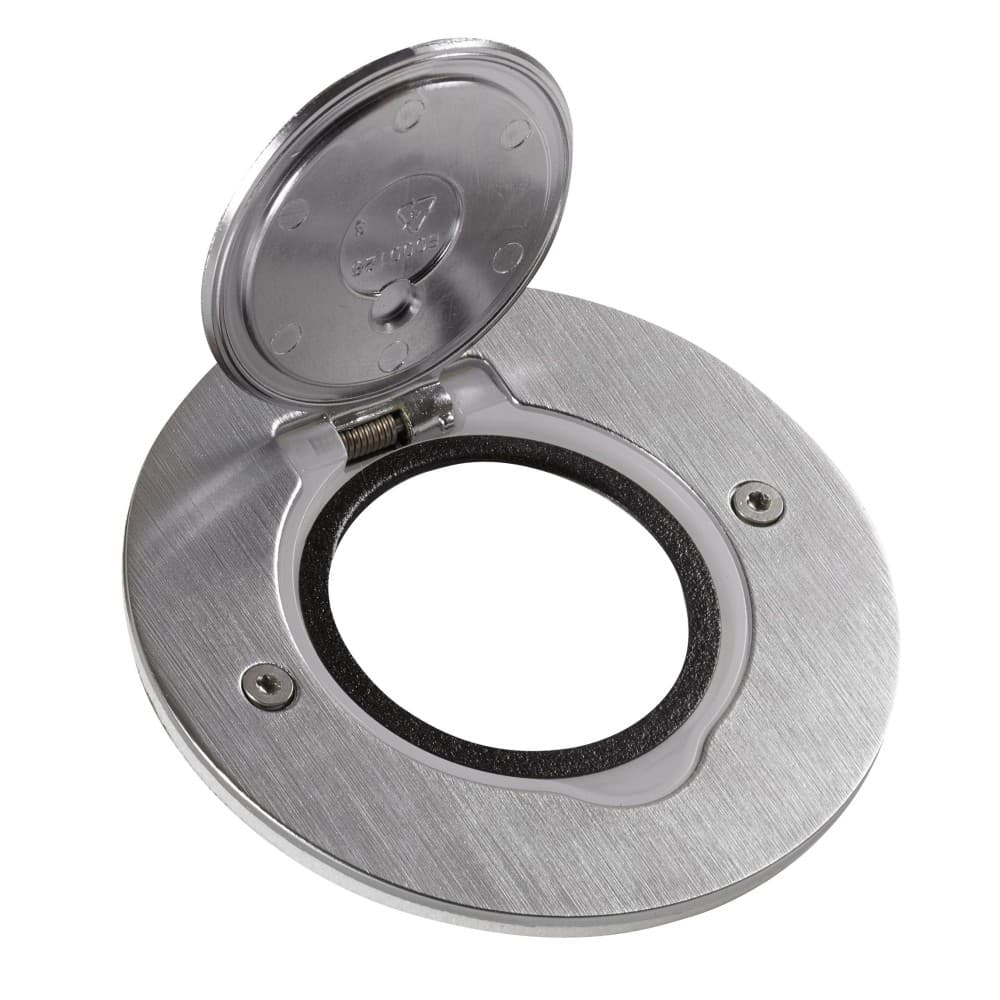 CAJA DE EMPOTRAR  ESPESOR 2MM IP44 ACERO INOX C/ TAPA P/CAJA PISO MOSAIC 089701