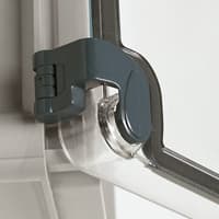 JUEGO 2 BISAGRAS PLASTICAS P/CAJA PLEXO 155X110MM - 220X170MM 035800