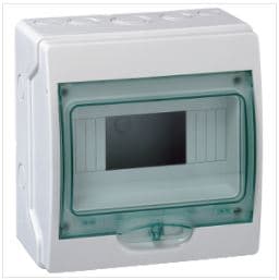 TABLERO ADOSABLE PLASTICO 12 POLOS IP65 200X 267X 112MM MINI KAEDRA 13444