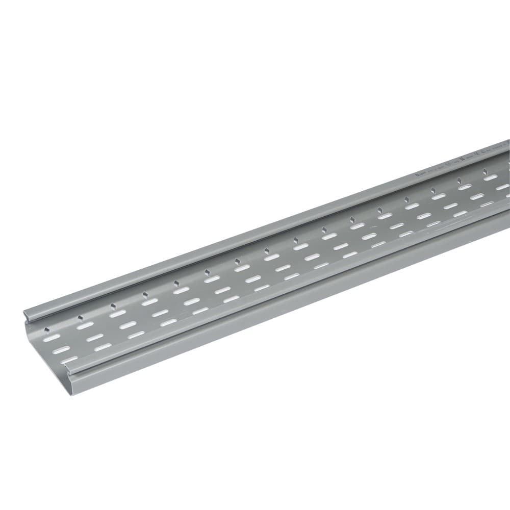 BANDEJA PERFORADA PVC GRIS RAL 7030 150X 50MM 637721